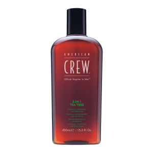 American Crew 3-In-1 Tea Tree Shampoo Conditioner & Body Wash 250ml