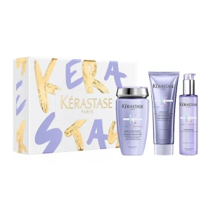 Kerastase Blond Fondant Xmas Box Bain Ultra-Violet 250ml, Cicaflash 250ml & Cicaplasme 150mlKerastase Blond Fondant Xmas Box Bain Ultra-Violet 250ml, Cicaflash 250ml & Cicaplasme 150ml