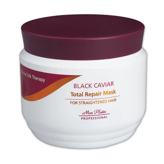 Mon Platin Black Caviar Professional Total Repair Mask for Straightened Hair 500ml