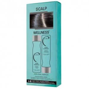 Malibu C Scalp Therapy Remedy (Kit) (1 Shampoo 266ml, 1 Conditioner 266ml, 4 Treatments 5ml)