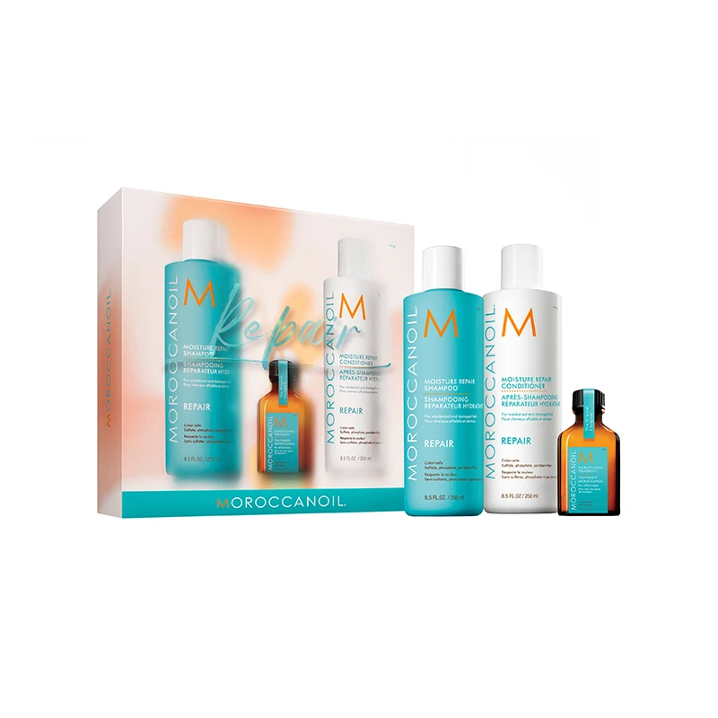 Moroccanoil Spring Repair Σετ Θεραπείας Μαλλιών με Σαμπουάν, Conditioner και Treatment